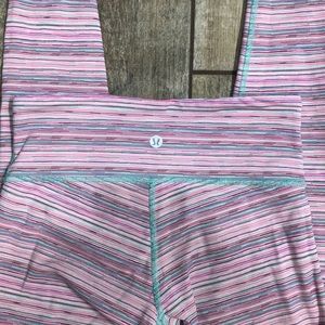 LULULEMON colorful pink leggings!